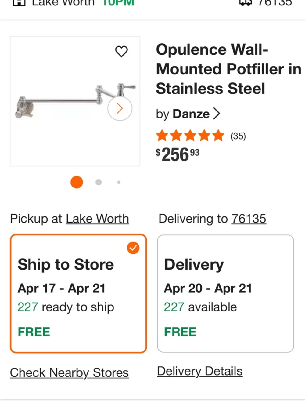 Opulence Wall-Mounted Pot Filler in Stainless Steel - Brushed Silver